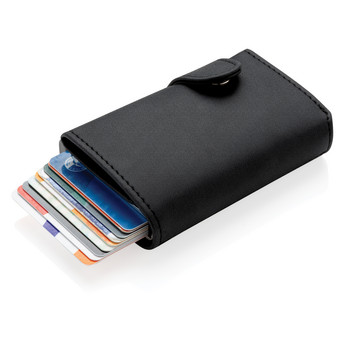 Aluminium RFID Kartenhalter mit PU Börse